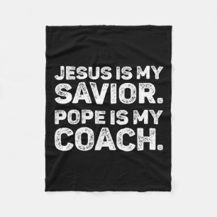 Jesus Is My Savior1 Fleece Blanket