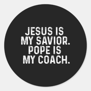 Jesus Is My Savior2 Classic Round Sticker