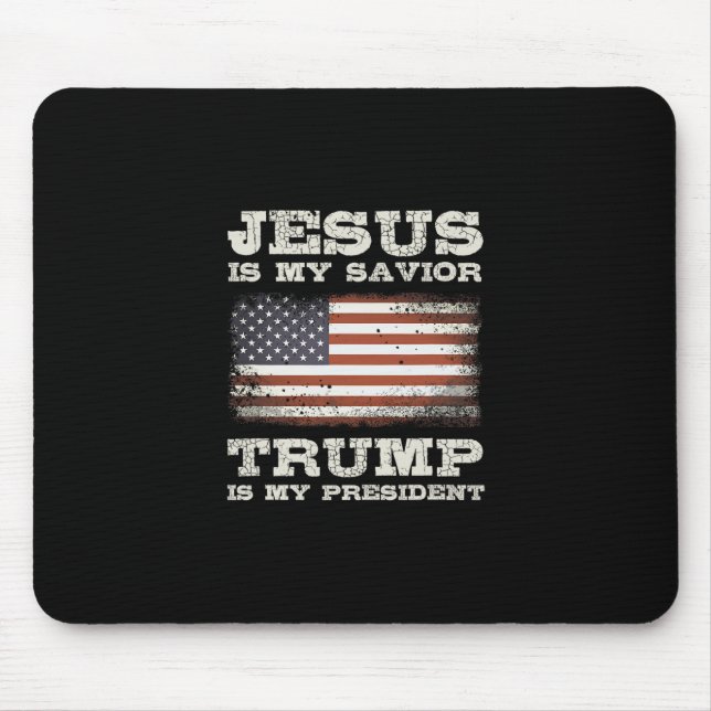 Jesus Is My Savior  Mouse Pad (Front)