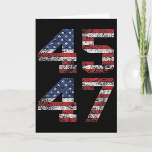 Jesus Is My Savior Trump Is My President American Card