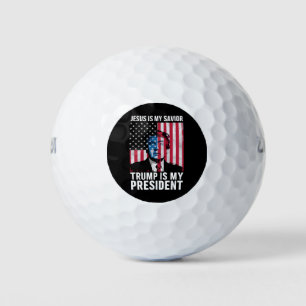 Jesus Is My Saviour Trump Is My President 2024 Golf Balls
