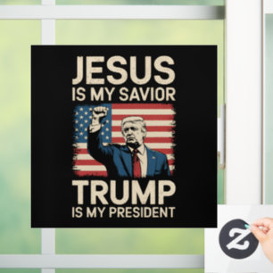 Jesus Is My Saviour Trump Is My President 47 USA