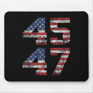 Jesus Is My Saviour Trump Is My President American Mouse Pad