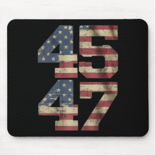 Jesus Is My Saviour Trump Is My President American Mouse Pad