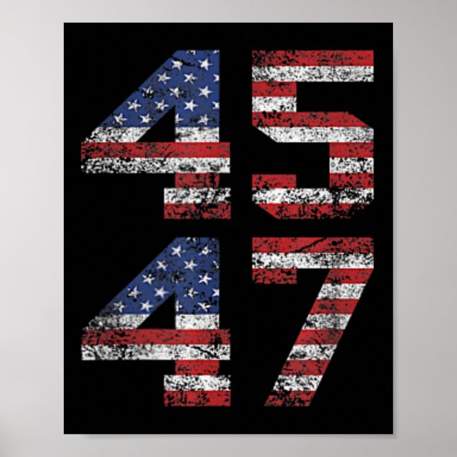 Jesus Is My Saviour Trump Is My President American Poster (Front)