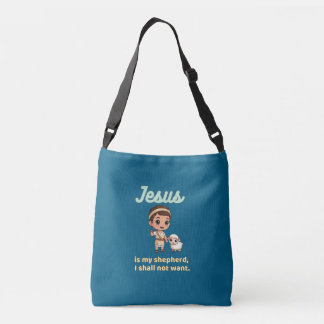 Jesus is my shepherd  crossbody bag