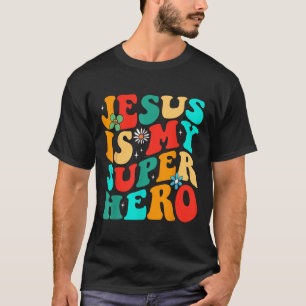 Jesus Is My Superhero Christian Religious T-shirt. T-Shirt