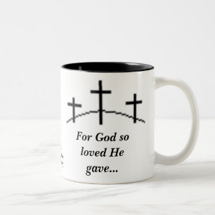 Jesus is our Lord mug#2 Two-Tone Coffee Mug