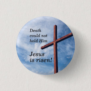 JESUS IS RISEN Easter 3 Cm Round Badge