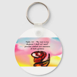 jesus is shepherd key ring