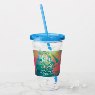 Jesus is the Anchor Acrylic Tumbler
