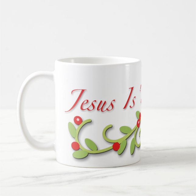 JESUS IS THE ANSWER  MUG (Left)