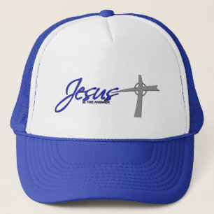 Jesus is the Answer Trucker Hat