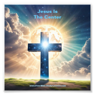 Jesus Is The Center Photo Print
