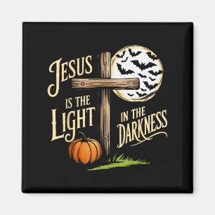 Jesus Is The Light In The Darkness Christian Hallo Magnet