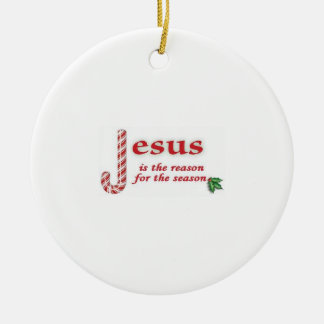 jesus is the reason ceramic tree decoration