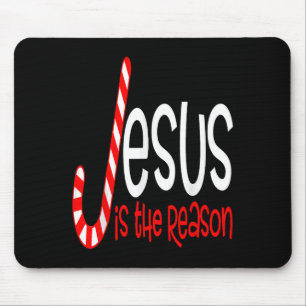 Jesus Is The Reason Christian Religious Christmas Mouse Pad