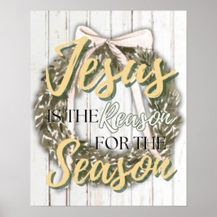 Jesus is the Reason Christmas Wall Art Decor