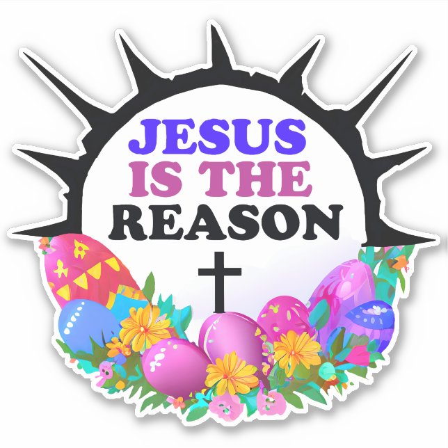 Jesus is the Reason - Easter Wreath  (Front)