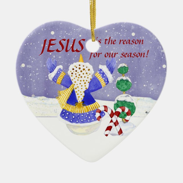 Jesus is the reason for our season  Ornament (Front)