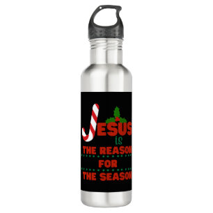 Jesus is the reason for the season 710 ml water bottle