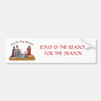 JESUS IS THE REASON FOR THE SEASON BUMPER STICKER