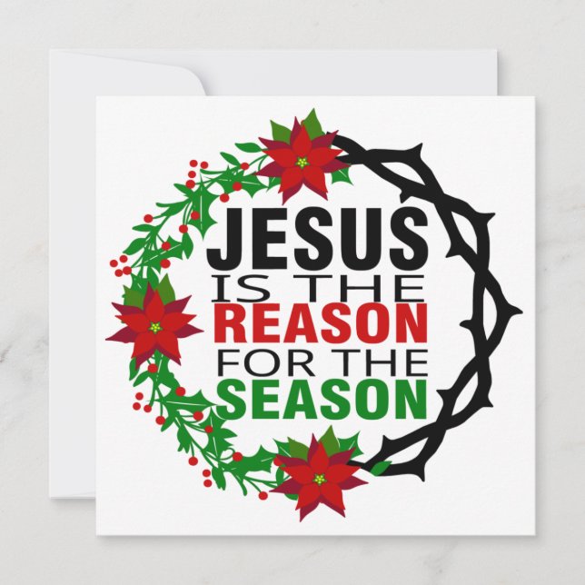 Jesus is the Reason for the Season Card (Front)