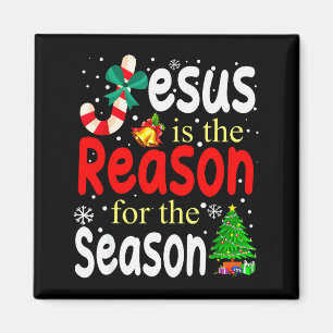 Jesus Is The Reason For The Season Christian Chris Magnet