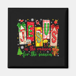 Jesus Is The Reason For The Season Christian Chris Magnet