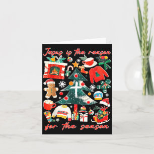 Jesus Is The Reason For The Season Christian Faith Card