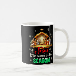 Jesus Is The Reason For The Season Christian Faith Coffee Mug
