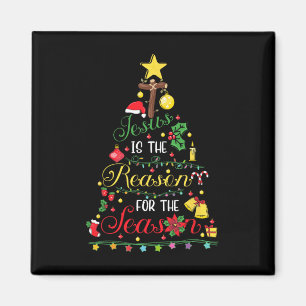 Jesus Is The Reason For The Season Christian Faith Magnet