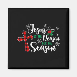 Jesus Is The Reason For The Season Christmas Chris Magnet