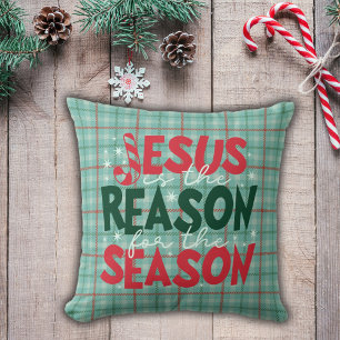 Jesus Is The Reason For The Season Christmas Cushion