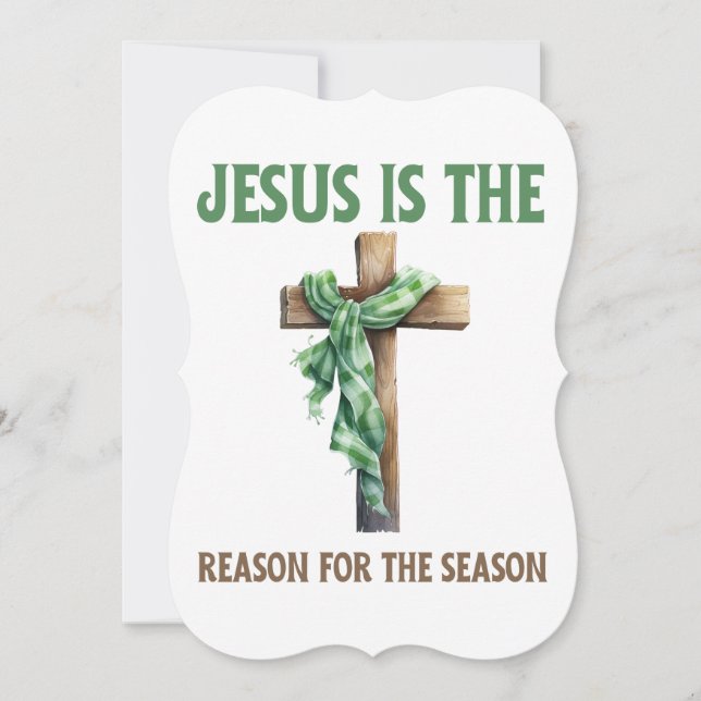 Jesus is the reason for the season Christmas Jesus (Front)
