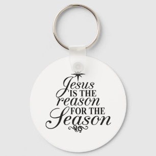 Jesus Is The Reason For The Season Christmas Key Ring