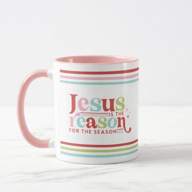 Jesus Is the Reason For the Season | Christmas Mug (Left)