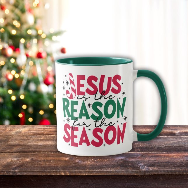 Jesus Is The Reason For The Season Christmas Mug (Creator Uploaded)