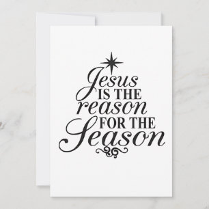 Jesus Is The Reason For The Season Christmas  Save The Date