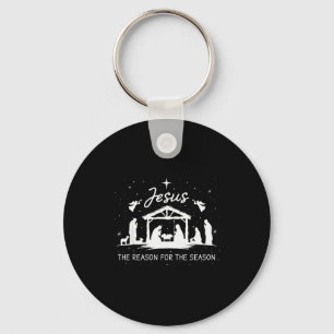 Jesus Is The Reason For The Season Christmas Xmas Key Ring