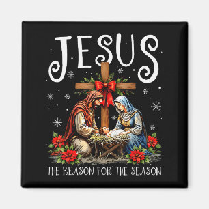 Jesus Is The Reason For The Season Christmas Xmas Magnet