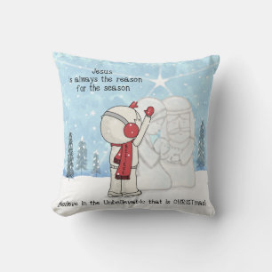 Jesus is the Reason for the Season Cushion
