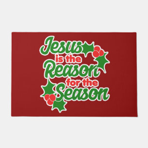 Jesus is the reason for the season  doormat