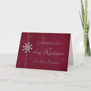 Jesus is the Reason for the Season Holiday Card