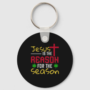 Jesus Is The Reason For The Season Key Ring