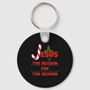 Jesus is the reason for the season key ring