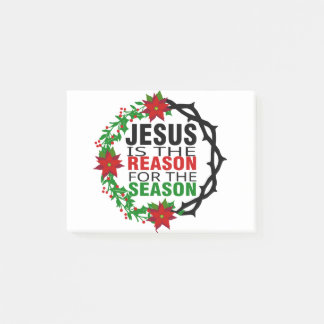 Jesus is the Reason for the Season Post-it Notes