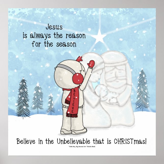 Jesus is the Reason for the Season Poster (Front)