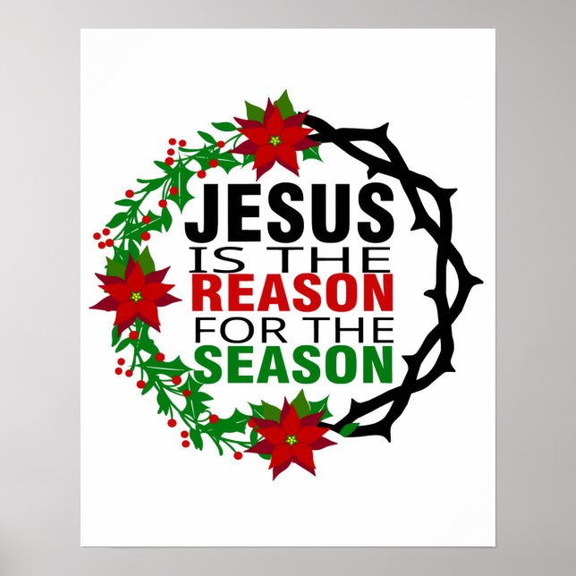 Jesus is the Reason for the Season Poster (Front)