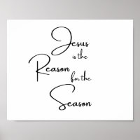 Jesus is the Reason for the Season Poster